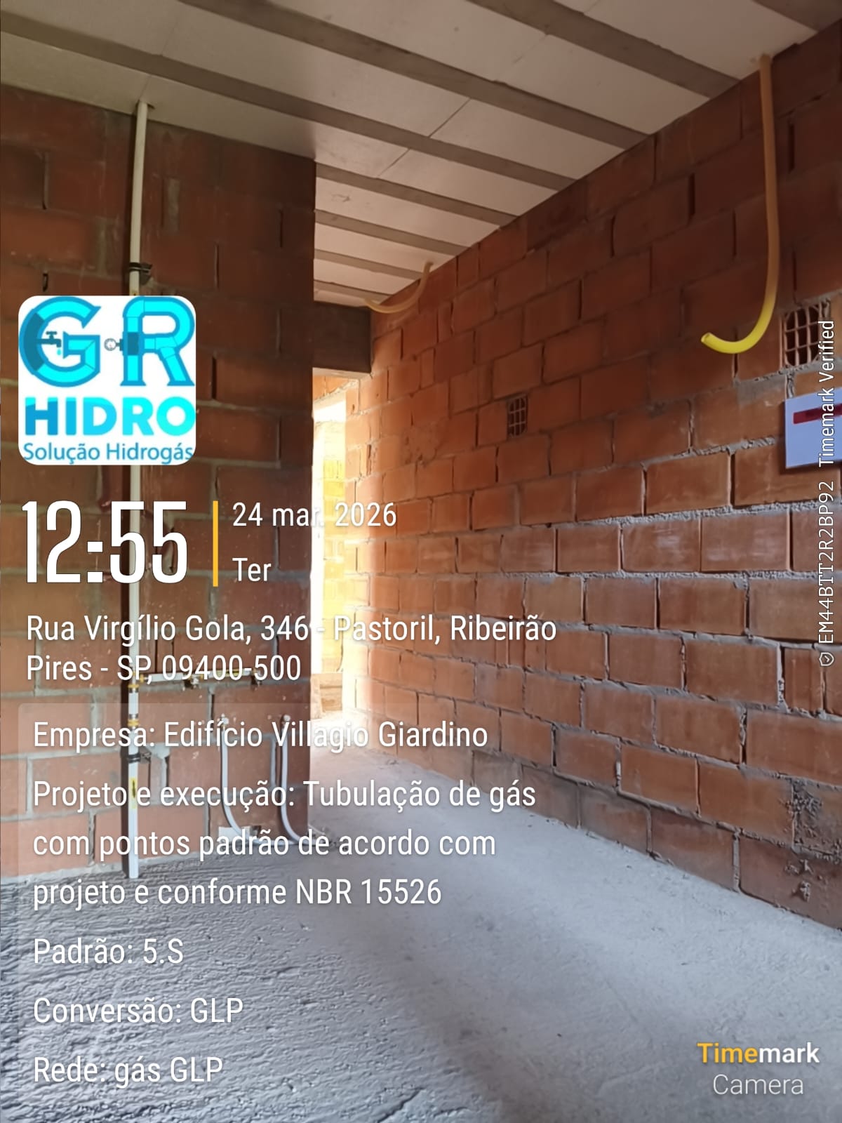 Instalação de Tubulação de Gás